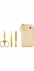 Zwilling Maniküre Pediküre Set 3tlg. mit Nagelschere, Leder
