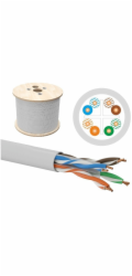 Q-LANTEC U/UTP cat.6A síťový kabel, kroucená dvojlinka, LSOH
