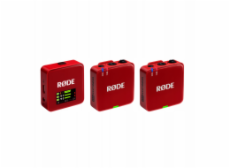 Rode Bezdrátový mikrofon Go III červený (WIGOGEN3RED)
