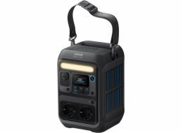 Anker SOLIX C300X - Tragbares kraftwerk - Wechselstrom 220-240 V - 300 Watt - Lithiummeisenphosphat - 288 Wh - Wi-Fi, Bluetooth - Ausgangsanschlusse: 7 - mit PS60 přenosný solární panel