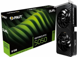 Palit Grafická karta GeForce RTX 5050 Dual 8GB GDDR6 DLSS4 (NE65050019P1-GB2070D)