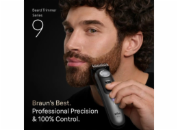 Zastřihovač vousů Braun Series 9 BT9560, lithium-iontová baterie, černá Zastřihovač vousů Braun Series 9 BT9560, lithium-iontová baterie, černá