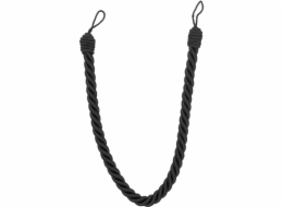 Šňůra na záclony Luance COT, 1,6 cm, antracitová