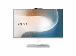 MSI AIO Modern AM242P 12M-2005EU Intel i5-1235U 24" IPS LED FHD bez dotykové obrazovky s antireflexní úpravou 16 GB SSD 500 GB M.2 AX211 WiFi 6E Windows 11 Pro bílá