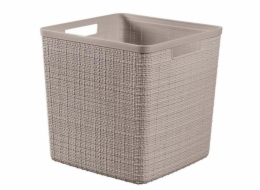 Box Curver Jute Cube 17L taupe