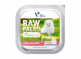RAW PALEO Pâte Mini Puppy Pork - vlhké krmivo pro psy - 150g
