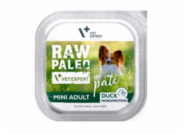 RAW PALEO Pâte Mini Adult Duck - vlhké krmivo pro psy - 150g
