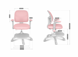 Otočné křeslo Junior 5.0 Pink