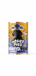 DOBRY PIES Surf & Turf Trout and beef - vlhké krmivo pro psy - 400g