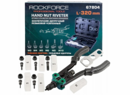 Rockforce Nýtovací kleště pro zesílené nýtovací matice (délka - 320 mm, - M3, M4, M5, M6, M8, M10)