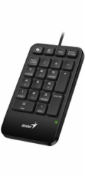 GENIUS NumPad 125/ Drátová/ USB-C/ Copilot/ slim design/ předložka/ černá