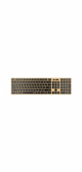 GENIUS Klávesnice Slimstar 7250BT, membránová, bezdrátová, béžová-černá