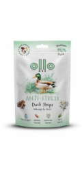 OLLO Air-Dried Anti-Stress Duck strips - pamlsek pro psa - 80g