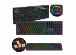 SAVIO STYX Mechanická klávesnice Outemu Peach Silent, Hot Swap, RGB