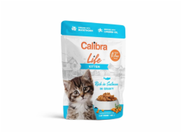CALIBRA CAT life pouch kitten salmon in gravy 85g