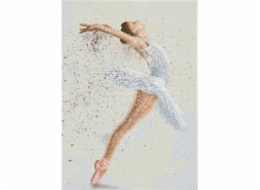 DIAMOND DOTZ Diamantová výšivka Diamond Dotz Diamantová mozaika Baletka Darujte všem 45x59,5cm DQ10015