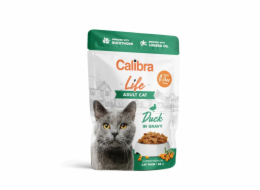 CALIBRA Cat Life Adult Duck in gravy - mokré krmivo pro kočky - 85g