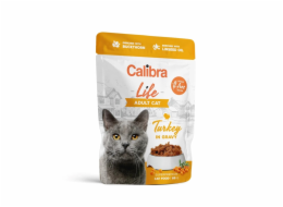 CALIBRA Cat Life Adult Turkey in gravy - mokré krmivo pro kočky - 85g