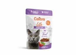 CALIBRA Cat Life Adult Veal in gravy - mokré krmivo pro kočky - 85g