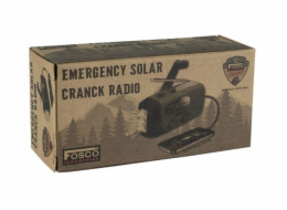 Nouzové rádio Fosco Outdoormen Edit. Solární dynamo