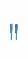 LANBERG PATCHCORD CAT.6A S/FTP LSZH CCA 20M MODRÝ FLUKE PASS