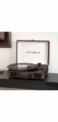 Victrola VSC-400SB-DBR-INT Journey+ gramofon tmavě hnědý