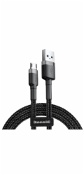 Baseus USB-A - microUSB USB kabel 1 m Černošedý (CAMKLF-BG1)