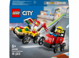 LEGO 60458 City Truck na rozvoz pizzy vs. Hasičský vůz, Stavebnice