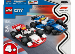 LEGO 60464 City F1 závodní auta Williams Racing a Haas F1, stavební hračka