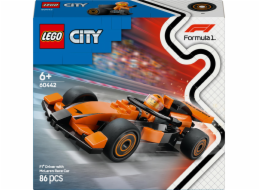 LEGO 60442 City Závodní jezdec F1 se závodním autem McLaren, stavebnice