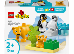 LEGO 10442 DUPLO Town Wildlife Families: Stavebnice Tučňáci a lvi
