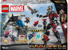 Stavebnice LEGO 76314 Marvel Super Heroes Captain America: Civil War Action Duel