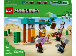 LEGO 21267 Minecraft The Illager Desert Patrol, stavebnice
