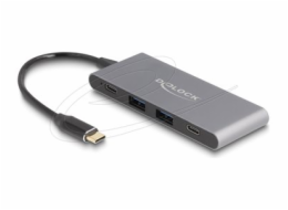 DeLOCK 4portový USB Type-C™ Hub s 2 x USB Type-A a 2 x USB Type-C™ 10 Gb/s, USB hub