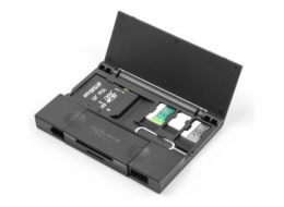 Čtečka karet DeLOCK USB 5 Gbps USB Type-C / Type-A pro SD, MMC, microSD, čtečku karet