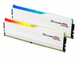 G.SKILL Paměť pro PC DDR5 96GB (2x48GB) Ripjaws M5 Neo RGB AMD 6000MHz CL30 bílá