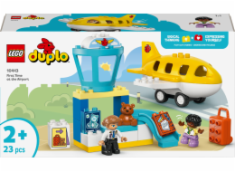 LEGO 10443 DUPLO Town Erster Besuch im Flughafen, Konstruktionsspielzeug