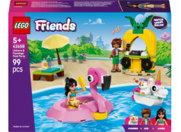 LEGO FRIENDS 42658 Párty u bazénu s jednorožcem a plameňákem