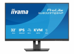 iiyama ProLite/XUB3297QSNP-B1/32"/IPS/QHD/100Hz/1ms/Černá/5R