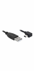 Delock kabel USB 2.0 A-samec > USB mini-B 5-pin samec pravoůhlý, 0,5 metru