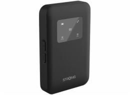 STRONG 4G+ MIFI 900/ data 300Mbps/ Wi-Fi 1200Mbps/ baterie 2500mAh/ WPA3/ micro SIM/ USB-C/ bez displeje/ černý