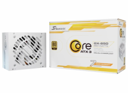 SEASONIC zdroj Core GX-850 bílý / 850W / ATX3.1 / 120mm fan / modulární / 80PLUS Gold