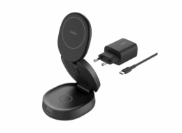 Belkin Boost Charge foldab. mag. 3-in-1 Charg. Qi2 bl. WIZ034kqBK