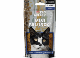 PAN MIĘSKO Mini Cod Fingers - pamlsek pro kočky - 50g