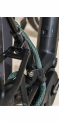 Zámek ABUS 1806/110 black INFINITY LOOP - černá