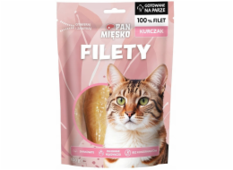 PAN MIĘSKO Chicken fillets - pamlsek pro kočky - 100g