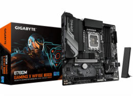 GIGABYTE MB Sc LGA1700 B760M GAMING X WIFI6E GEN5, Intel B760, 4xDDR5, 1xDP, 1xHDMI, WiFi, mATX