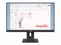 Lenovo ThinkVision E24-40 - LED monitor - 24" (23.8" zobrazitelný) - 1920 x 1080 Full HD (1080p) @ 100 Hz - IPS - 250 cd/m? - 1300:1 - 4 ms - HDMI, VGA, DisplayPort - reproduktory - havraní čerň