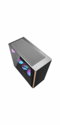 Počítačová skříň Darkflash DS900WS (černá) + 4 ventilátory