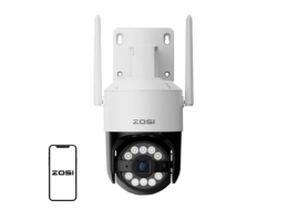 Venkovní kamera ZOSI C296 WiFi 8MP s duálním otáčením a naklápěním IP66 + 32GB microSD karta